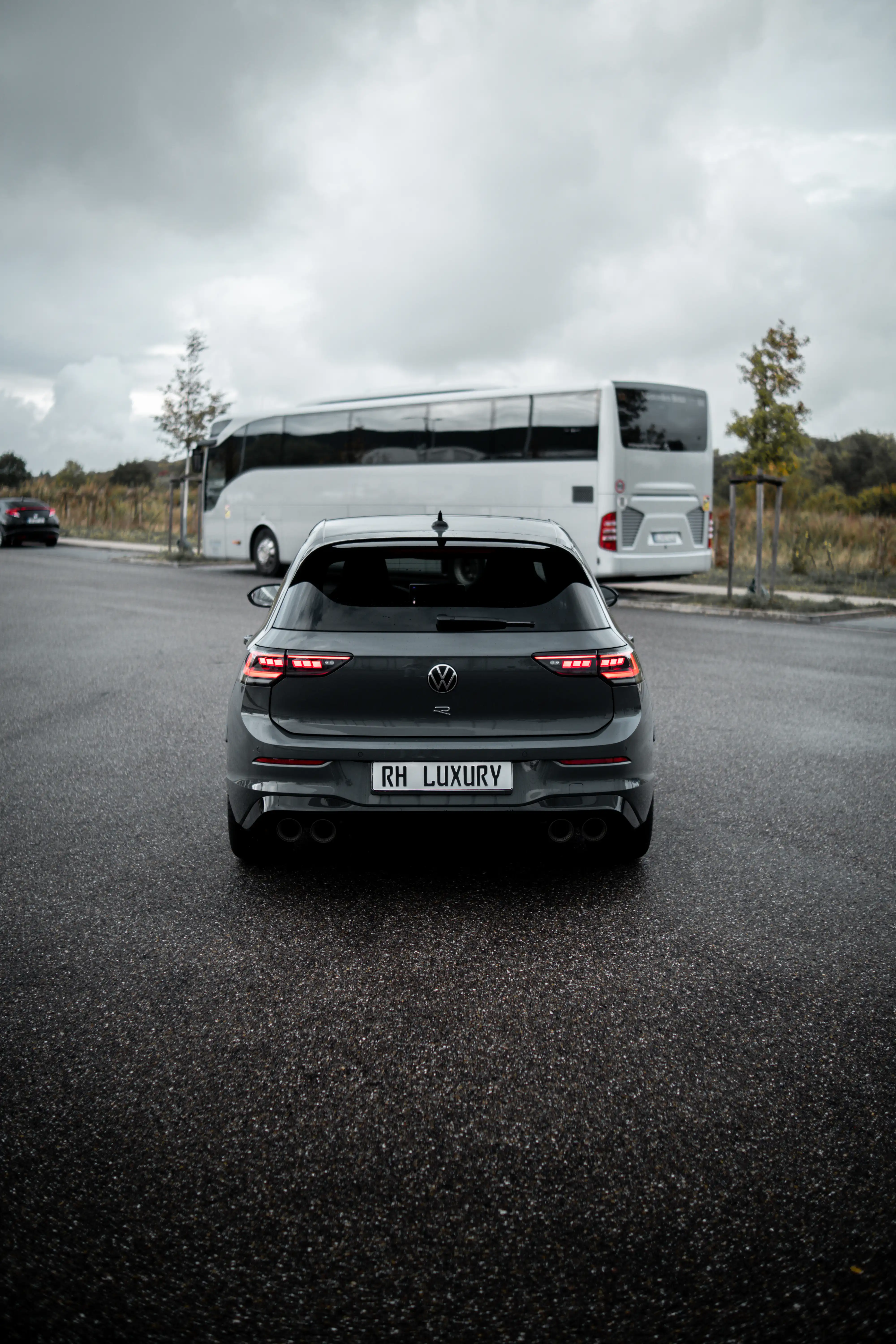 Golf R Grau Sportsback